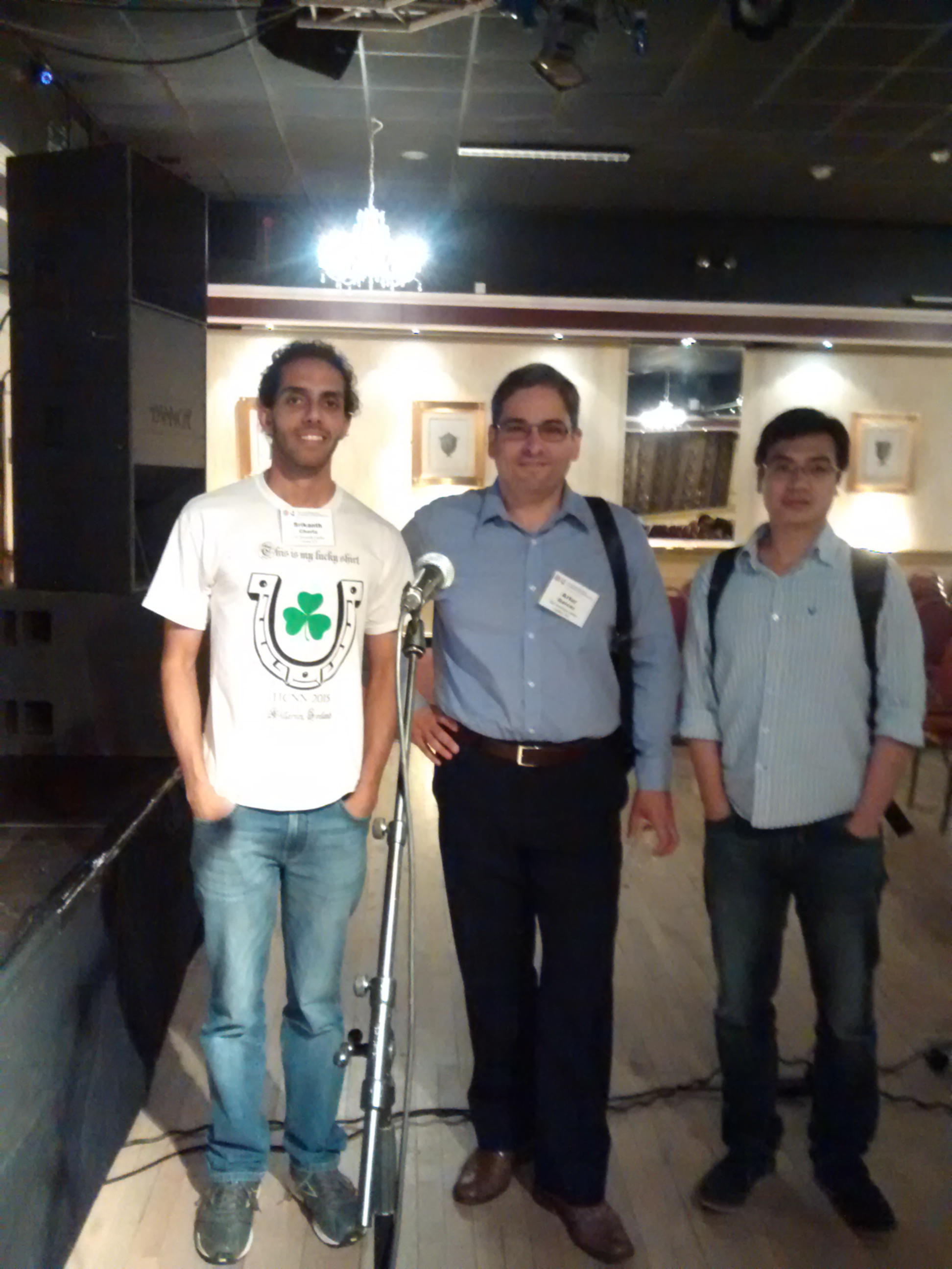 With Son and my supervisor Artur after my presentation.